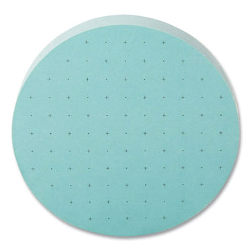 Noted by Post-it® Brand Round Adhesive Notes, 2.9 X 2.9, Turquoise, 100-sheet freeshipping - TVN Wholesale